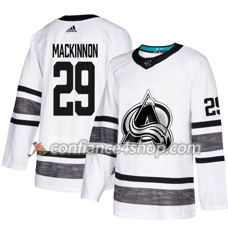 Adidas Maillot de Hockey Colorado Avalanche Nathan MacKinnon 29 2019 All-Star Blanc Authentic - Homme